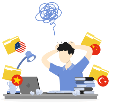 多言語サイト運用イラスト